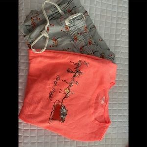 Thermal pj’s and shirt.